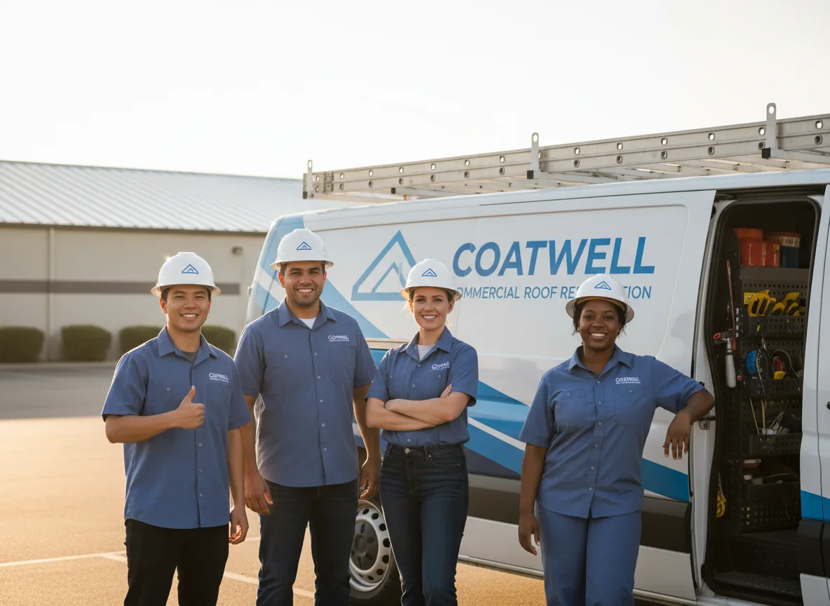 Commercial roof coating company in Le Roy, IL